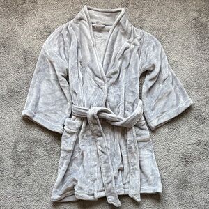 Stars Above Soft Gray Robe